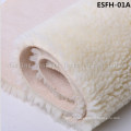 Plain Col Suede Bonded Faux Fur Esfh-23A